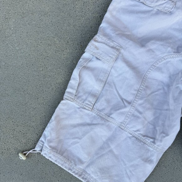 SouthPole VTG Mens Cargo Shorts Size 36 Tan 7 Pockets Y2K HipHop‎ Grunge Baggy - Picture 13 of 13